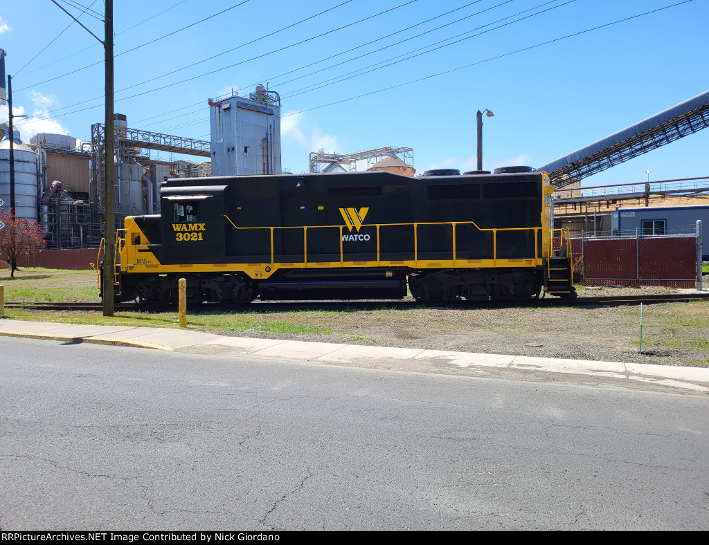 WAMX 3021 with Watco logo